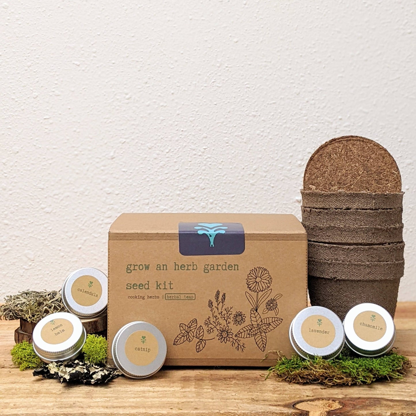 'Grow an Herb Garden' Herbal Teas Seed Kit