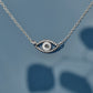 Sterling Silver All Seeing Eye Necklace